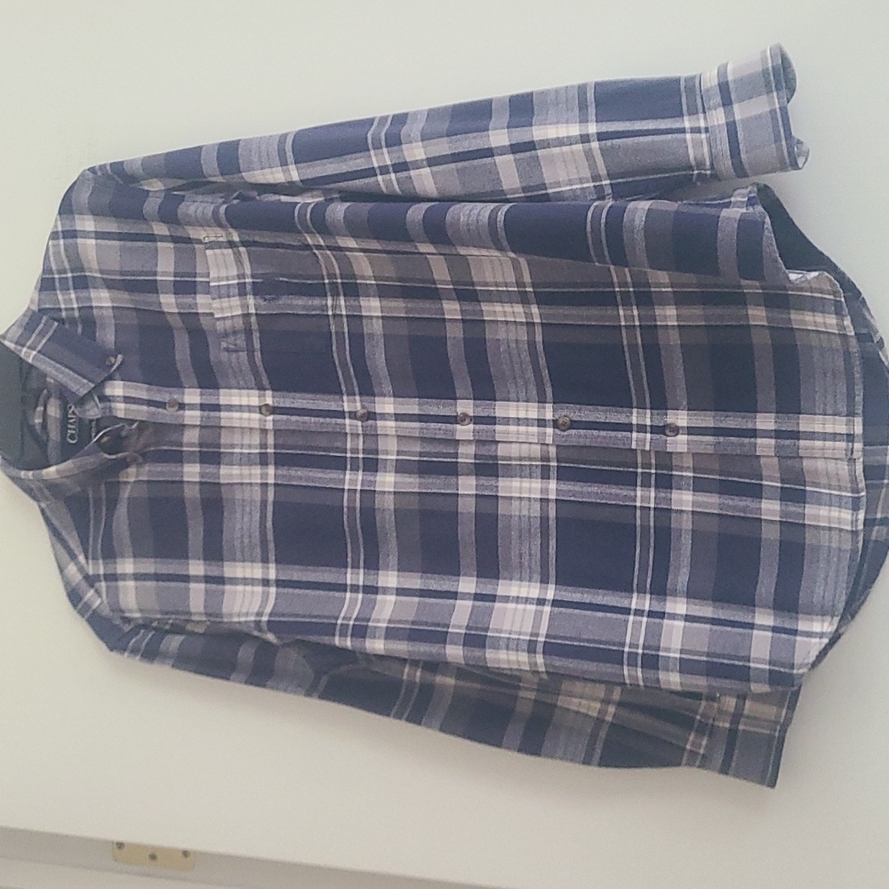 Chaps Men's Flannel Shirt, Size M